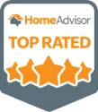 HomeAdvisor Top Rated badge